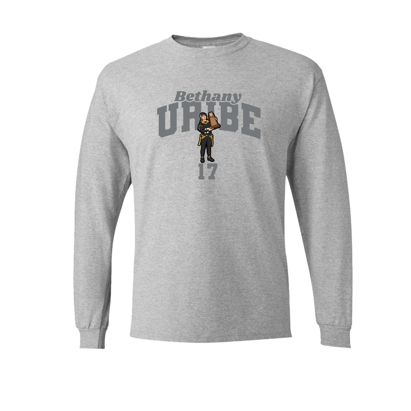 Long Sleeve Tee — Signature Arch in Grey