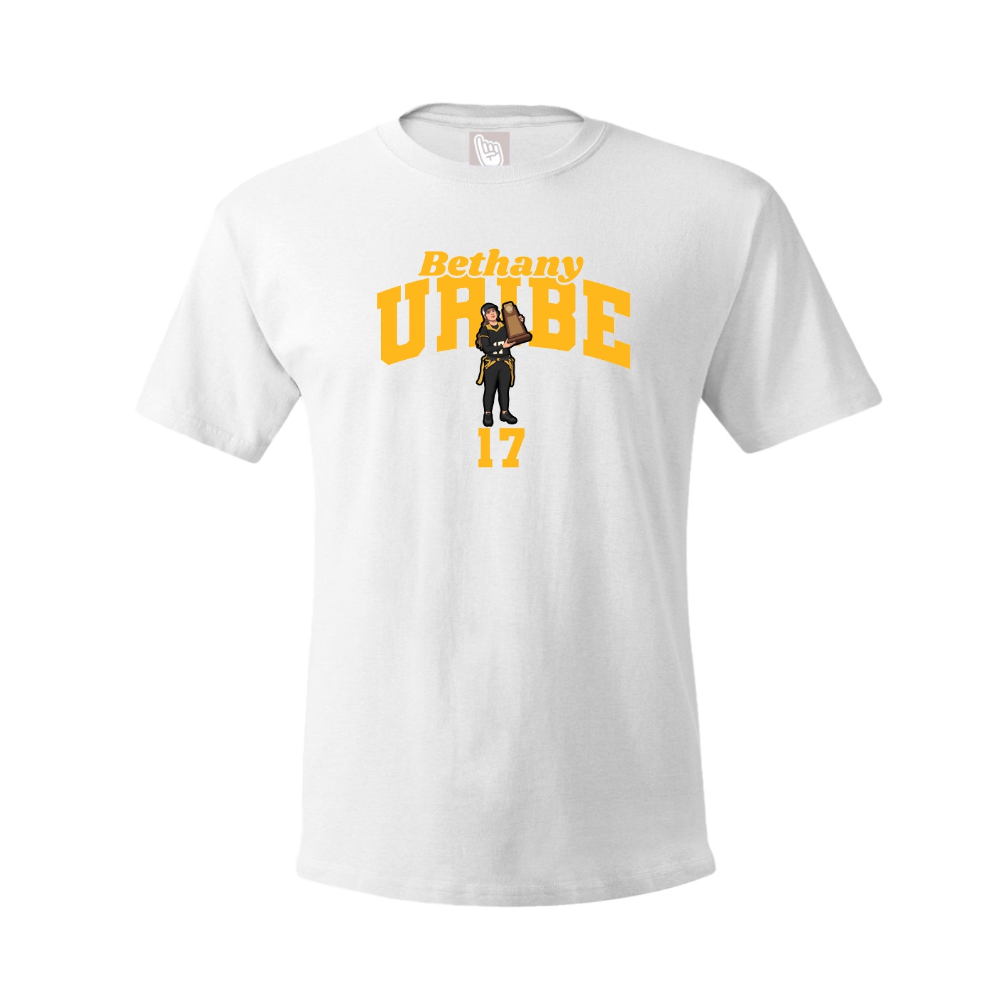 Youth Tee — Signature Arch in White