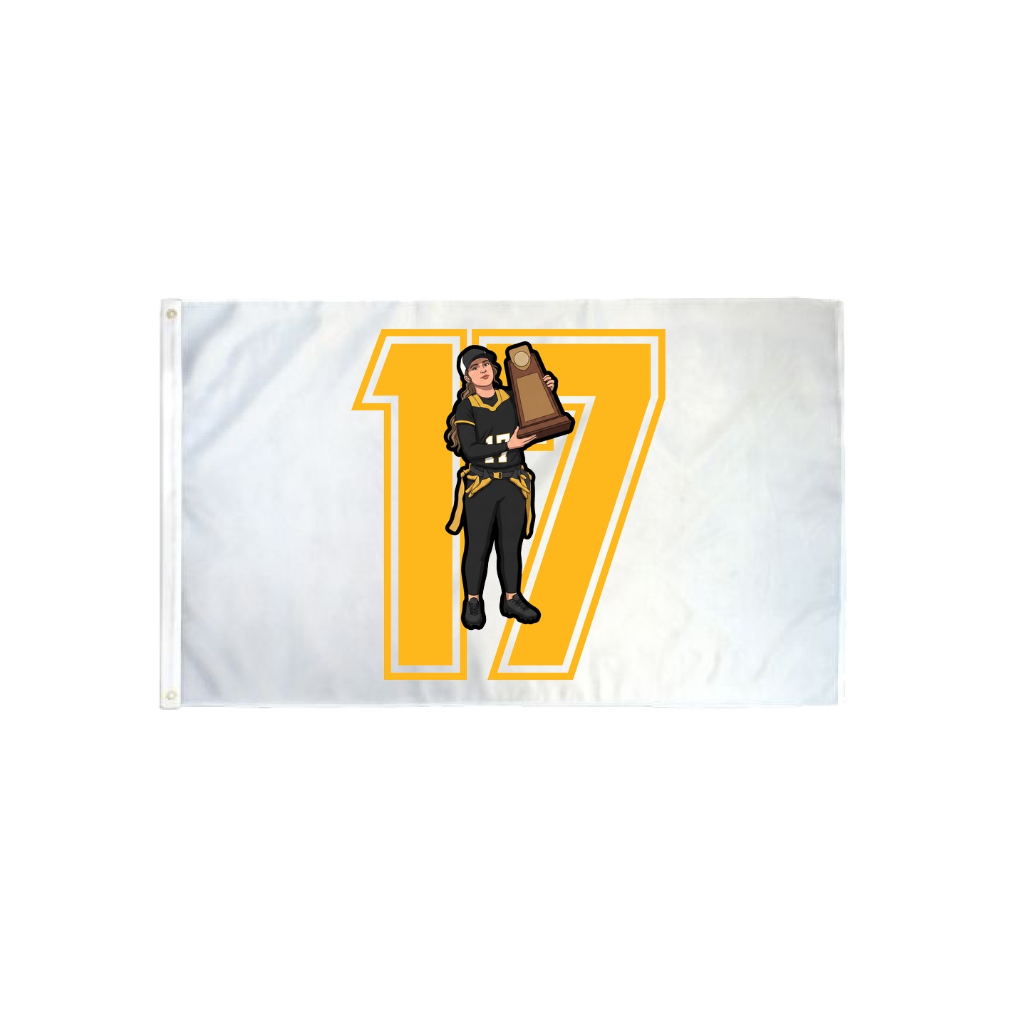 3x5 Flag — Number in Classic