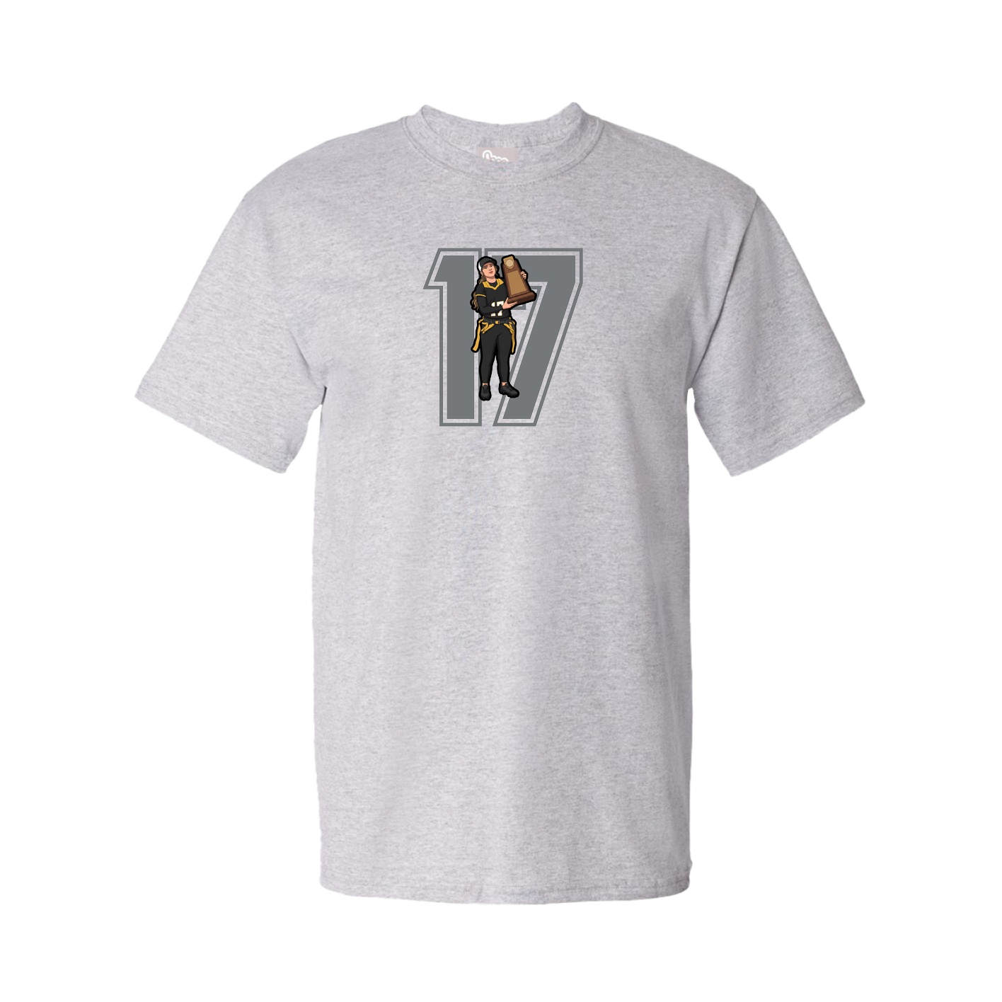 Youth Tee — Number in Grey