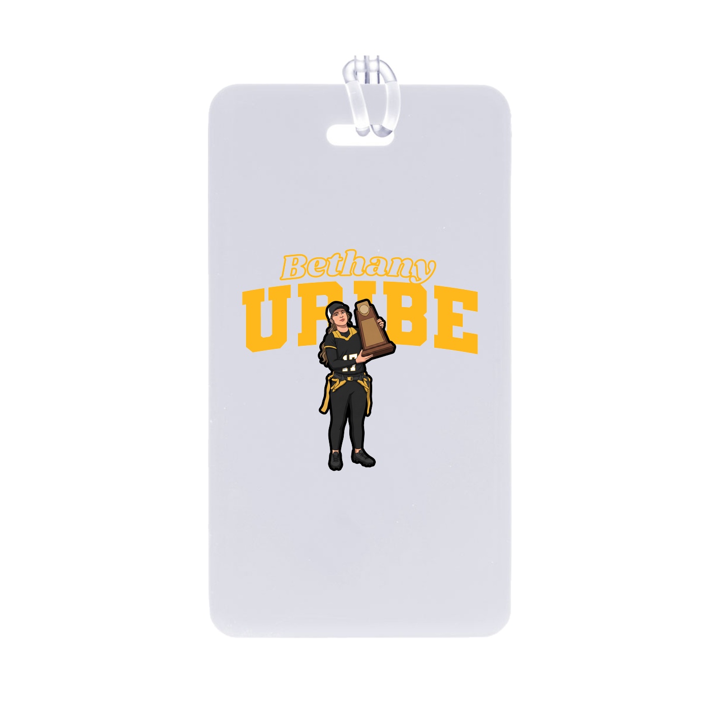 Bag Tag — Name Arch in Classic