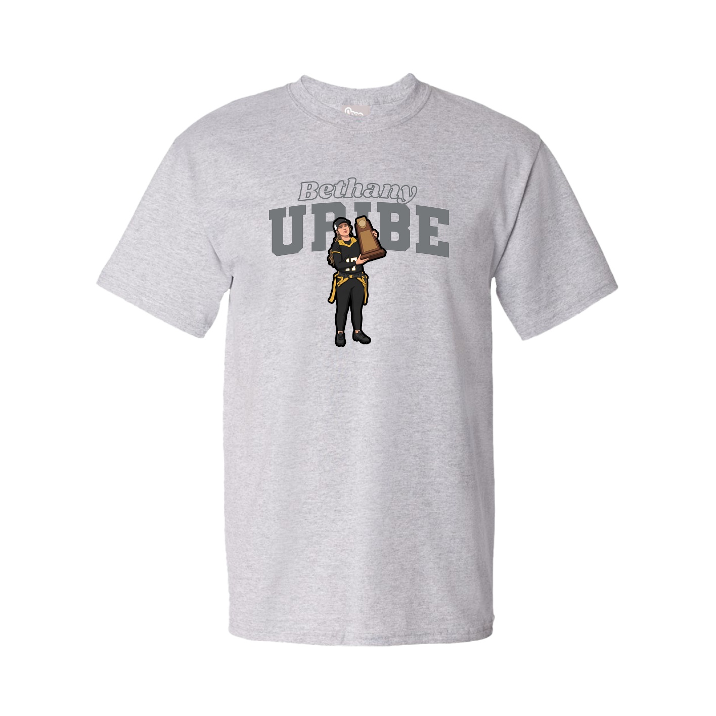 Tee — Name Arch in Grey