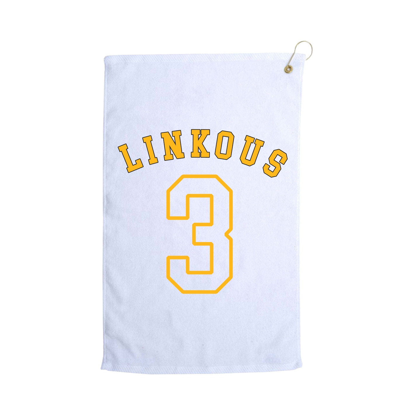 Golf Towel — Shirsey Arch in White