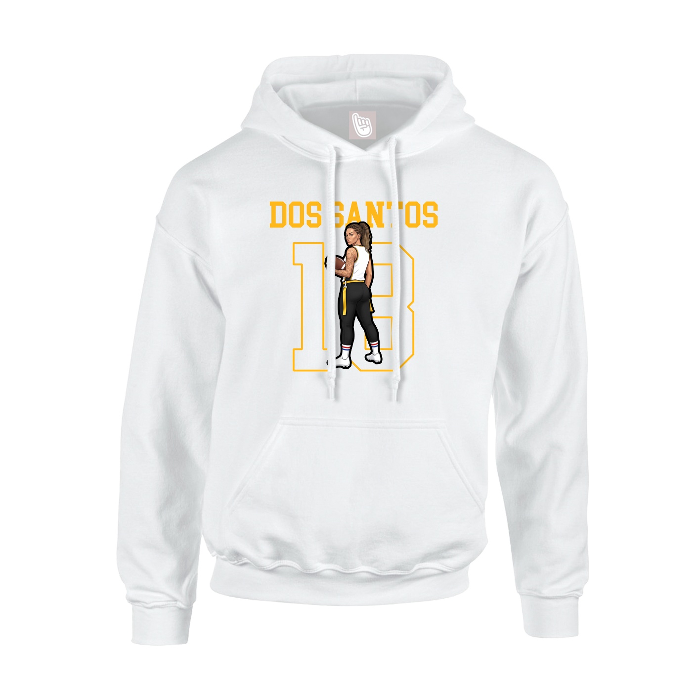 Hoodie — Shirsey in White