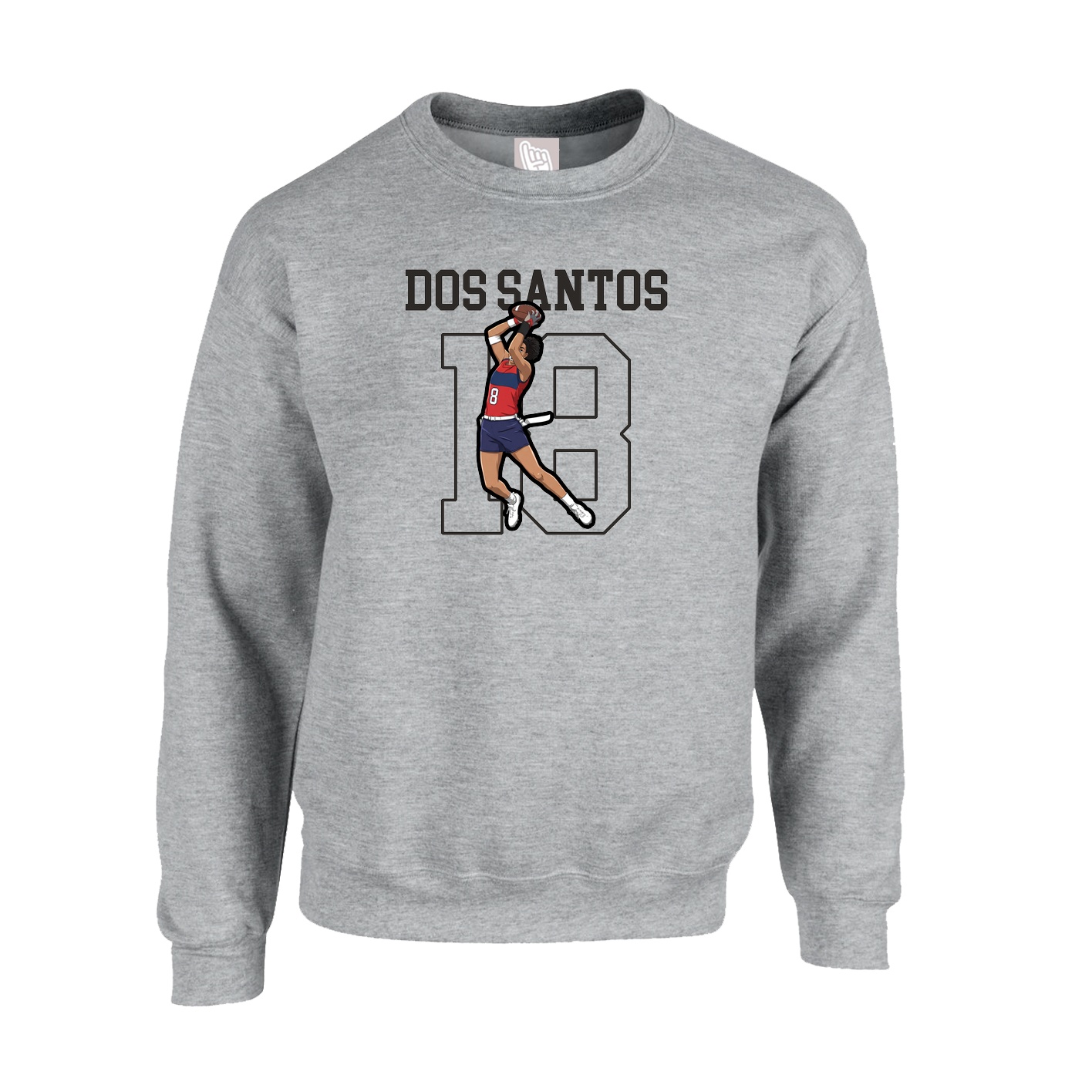 Fleece Crew — Shirsey in Grey