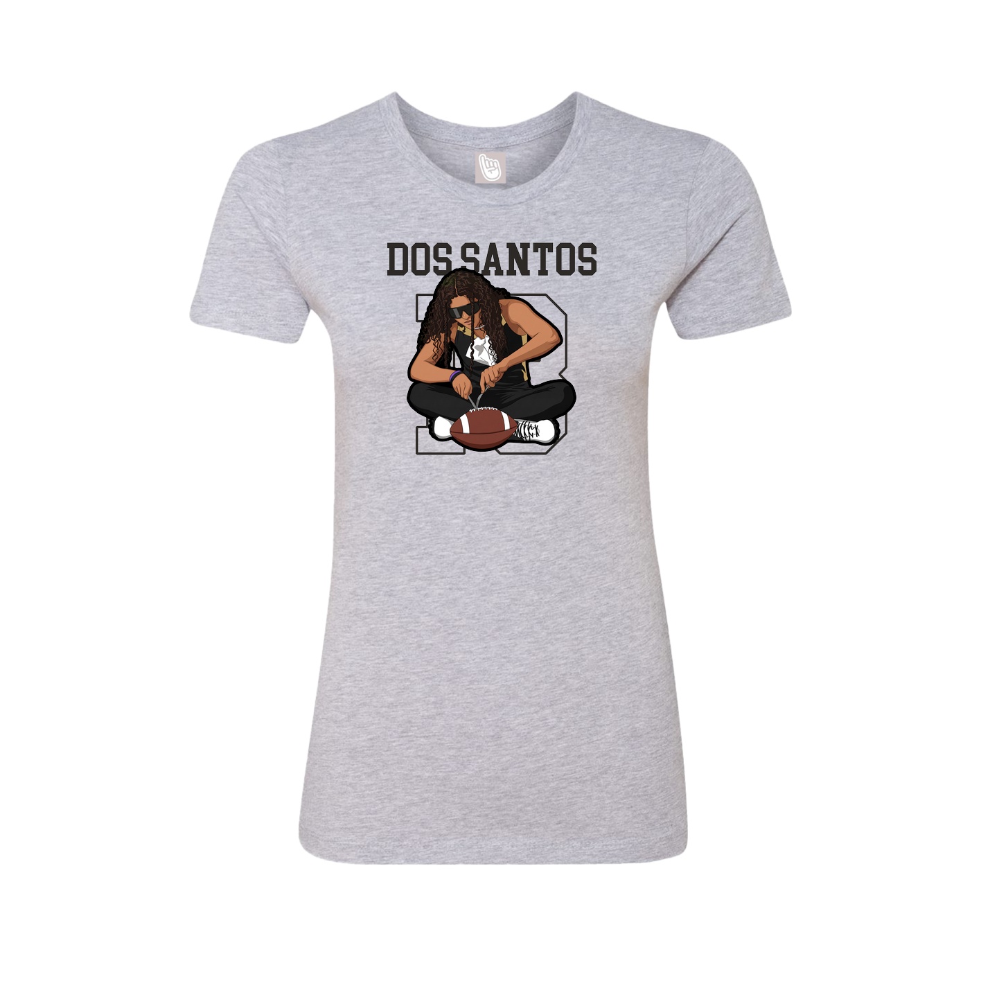 Fitted Women's Tee — Shirsey in Grey