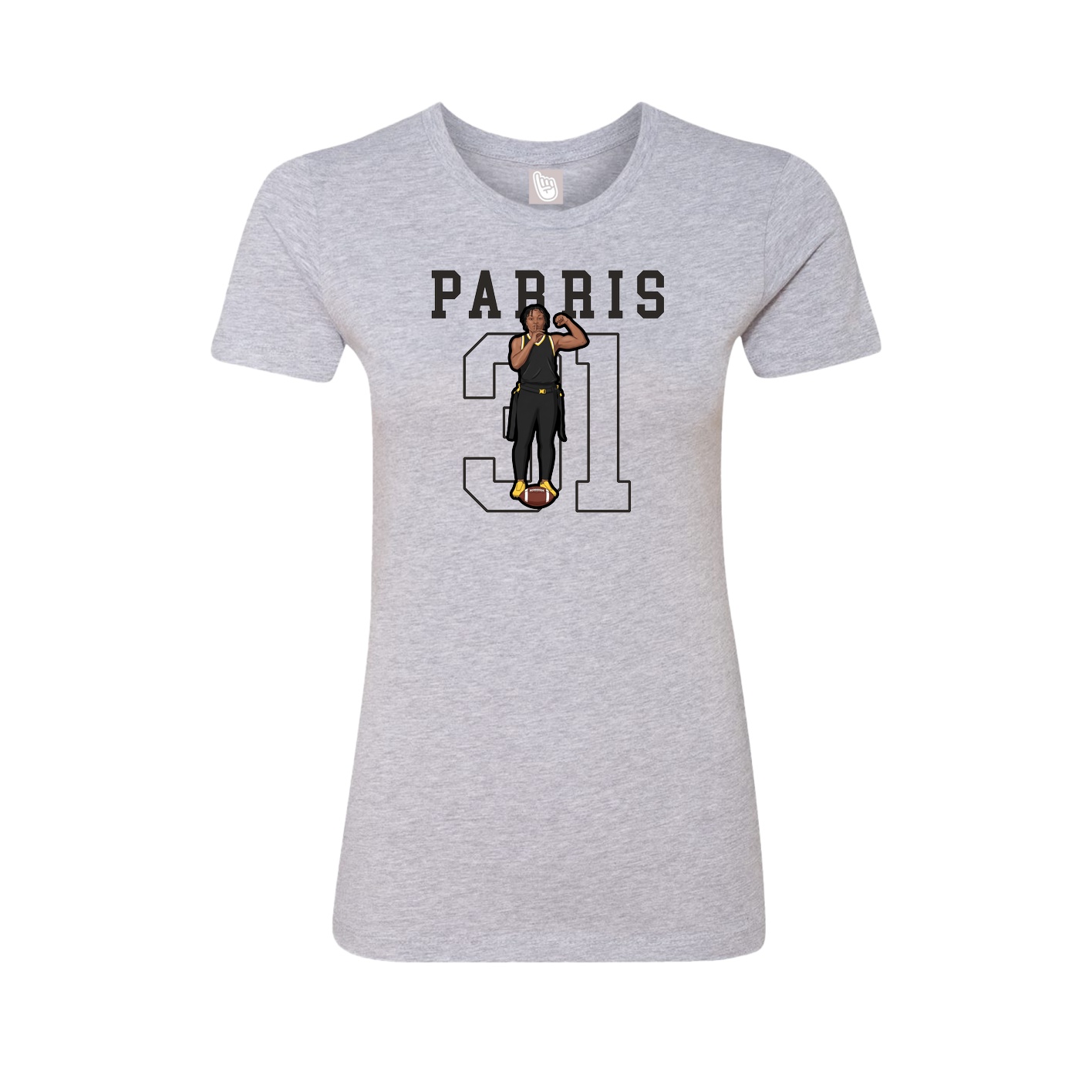 Fitted Women's Tee — Shirsey in Grey