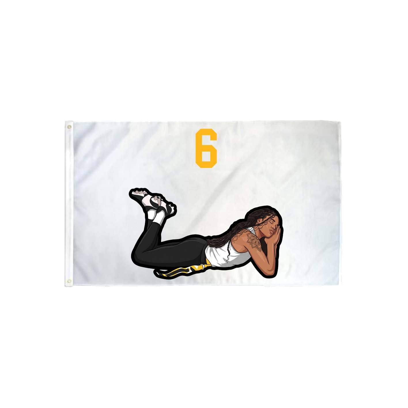 3x5 Flag — Number Top in Classic