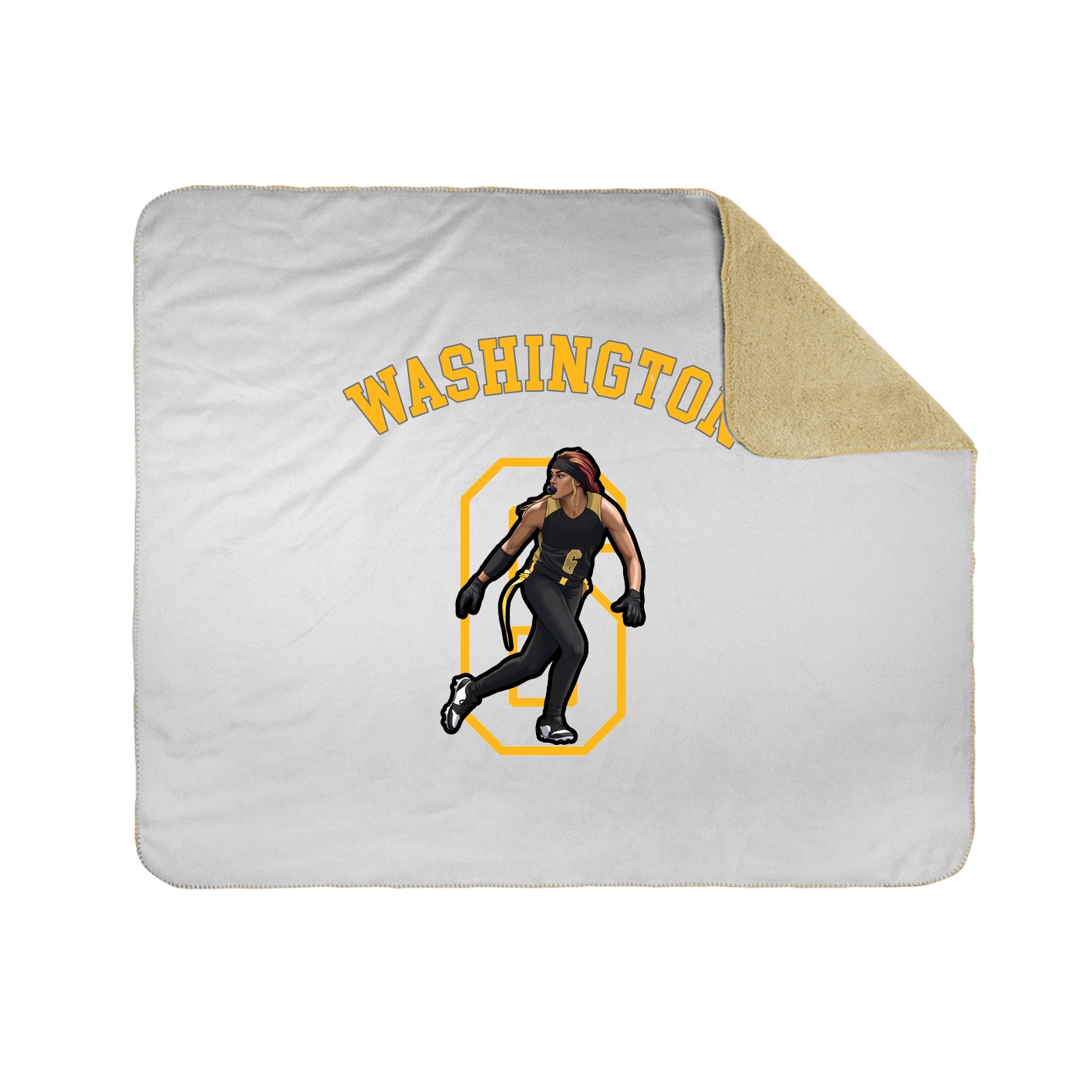 Throw Blanket — Shirsey Arch in White