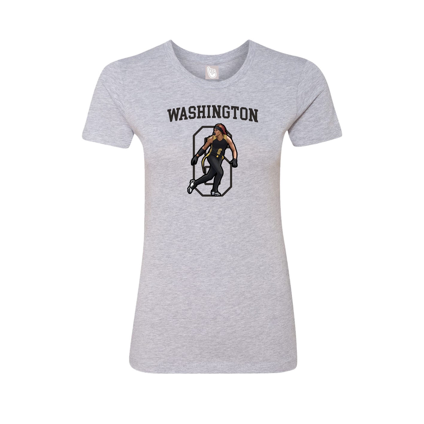 Fitted Women's Tee — Shirsey in Grey
