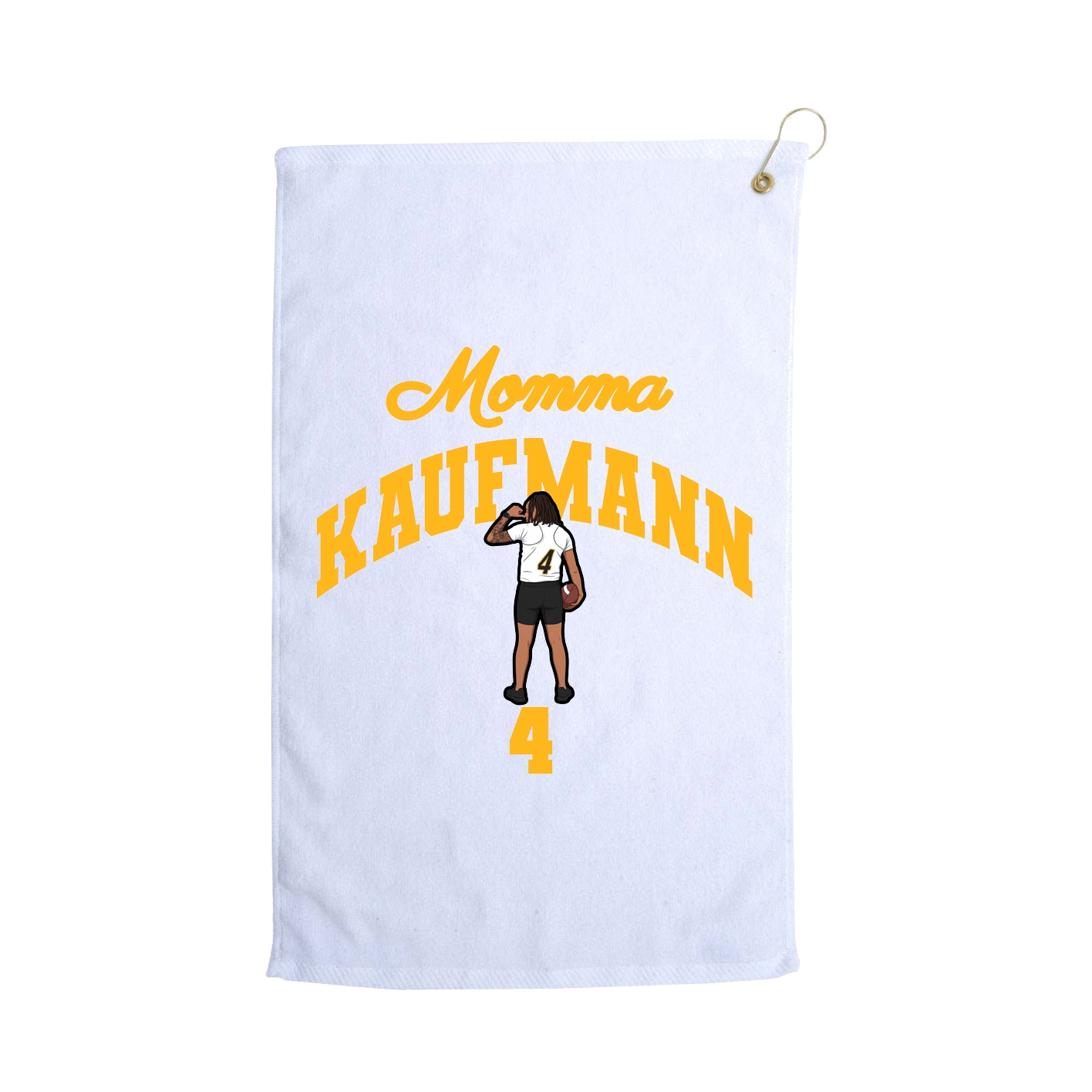 Golf Towel — Mothers Day Arch in White