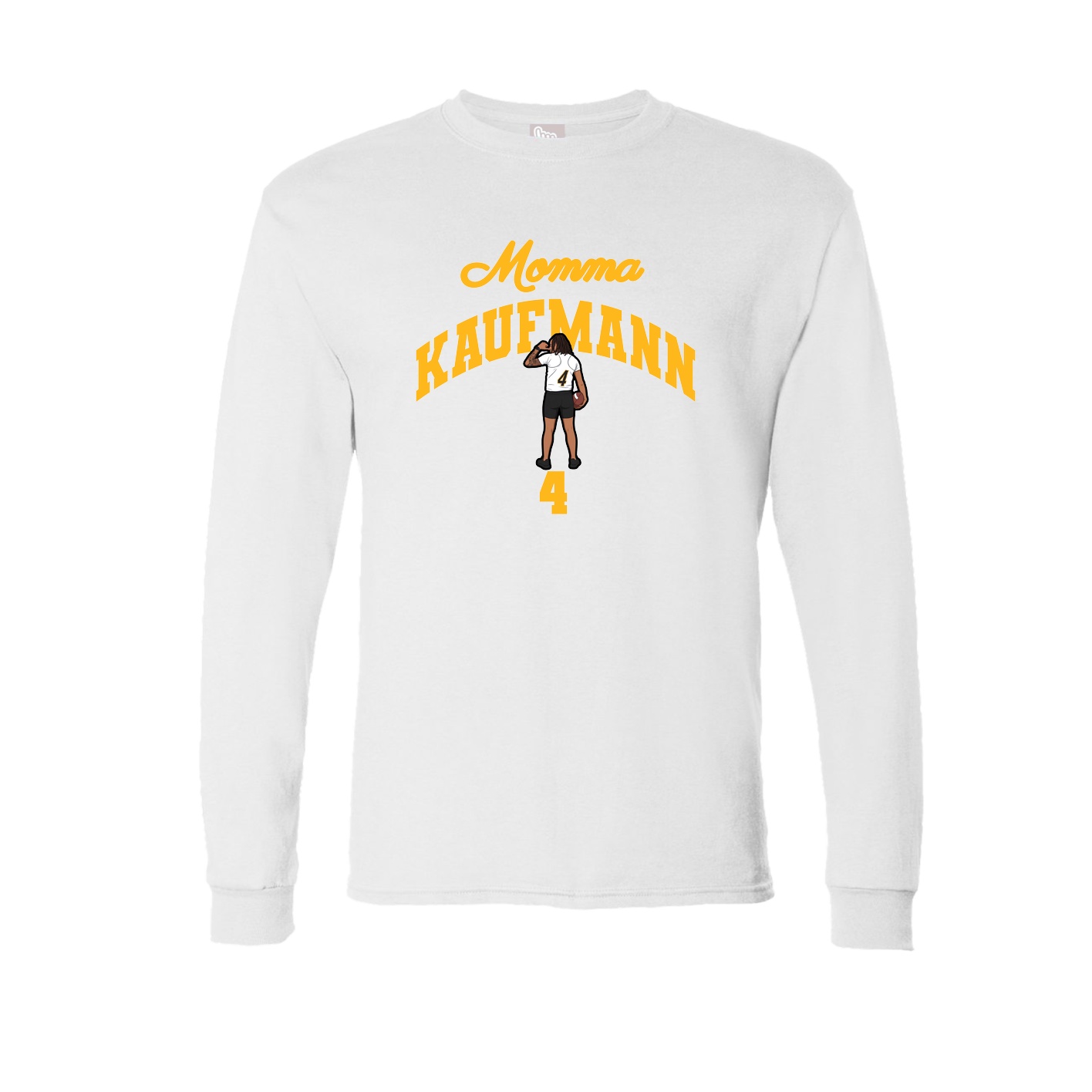 Long Sleeve Tee — Mothers Day Arch in White