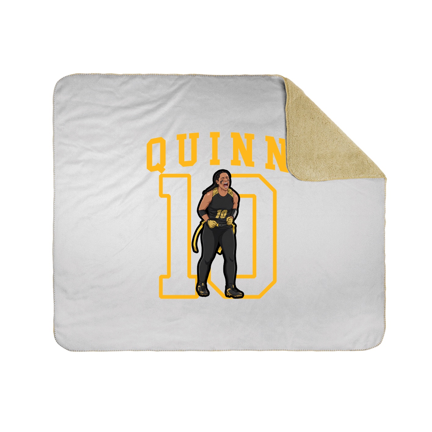 50x60 Sherpa Lined Throw Blanket