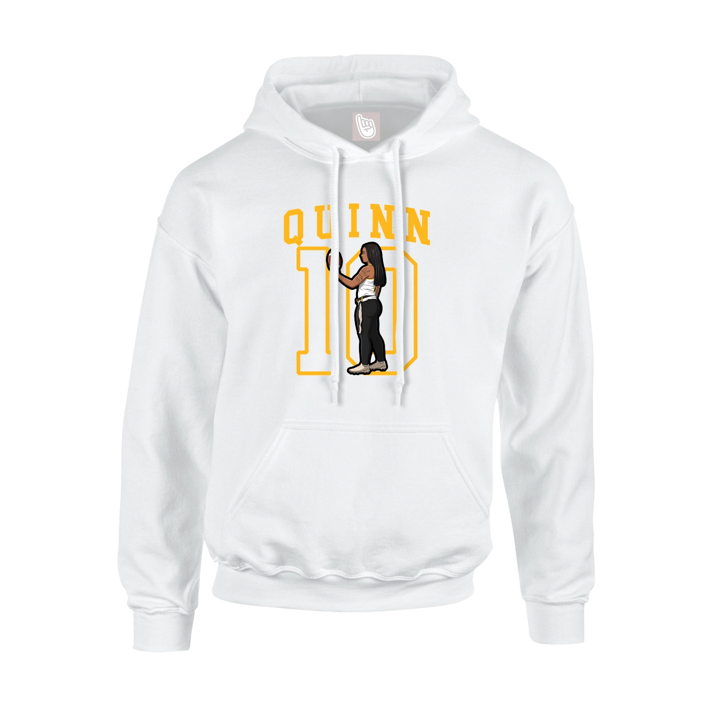Hoodie — Shirsey in White