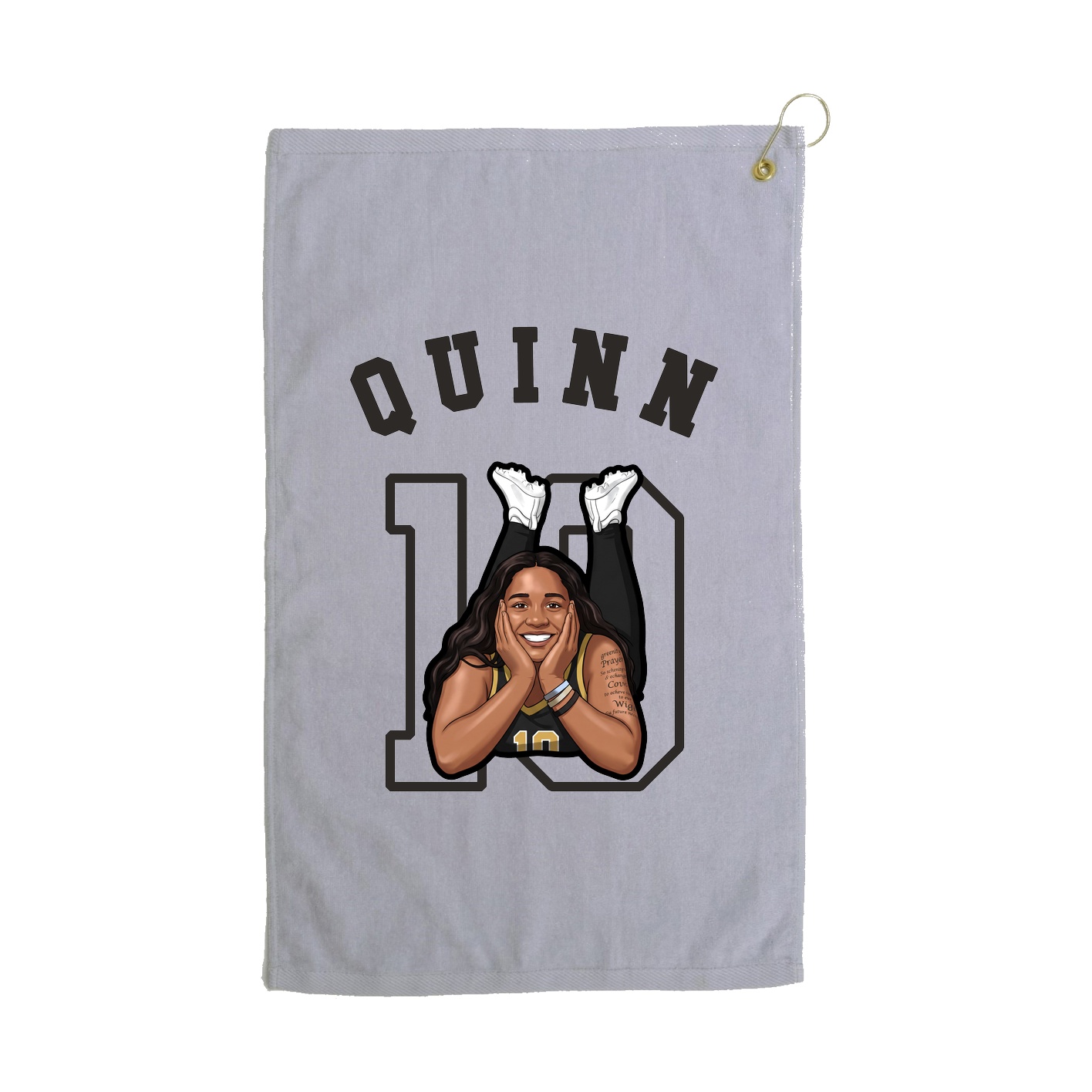 Golf Towel — Shirsey Arch in Grey