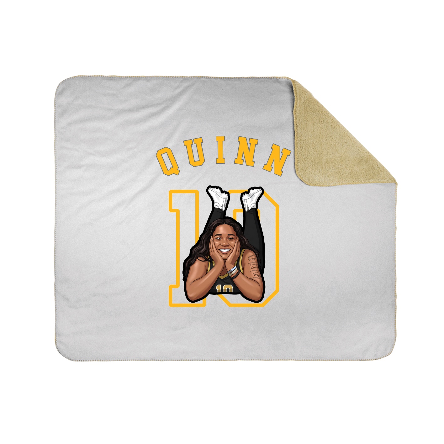 Throw Blanket — Shirsey Arch in White