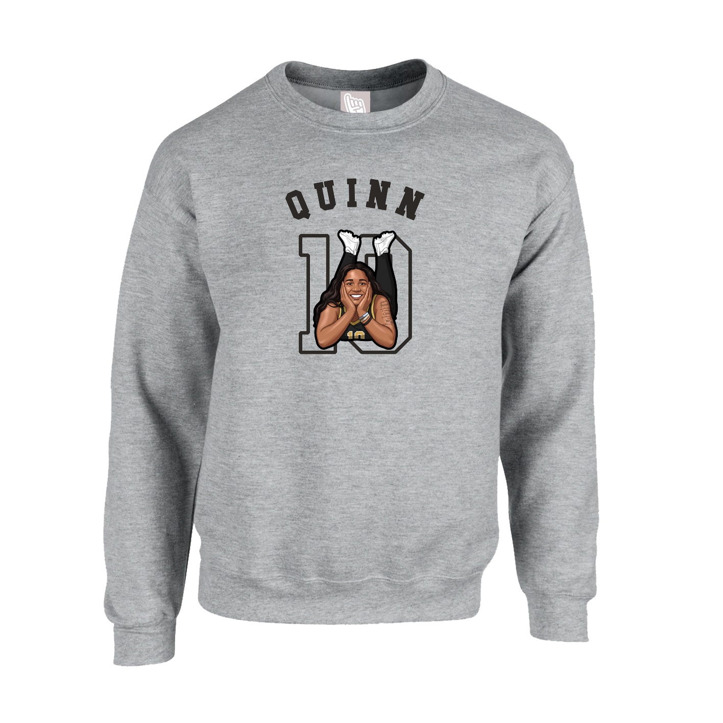 Fleece Crew — Shirsey Arch in Grey