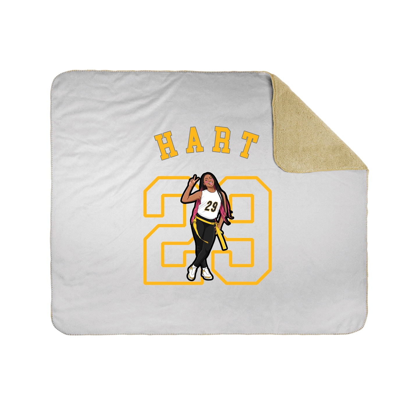 50x60 Sherpa Lined Throw Blanket