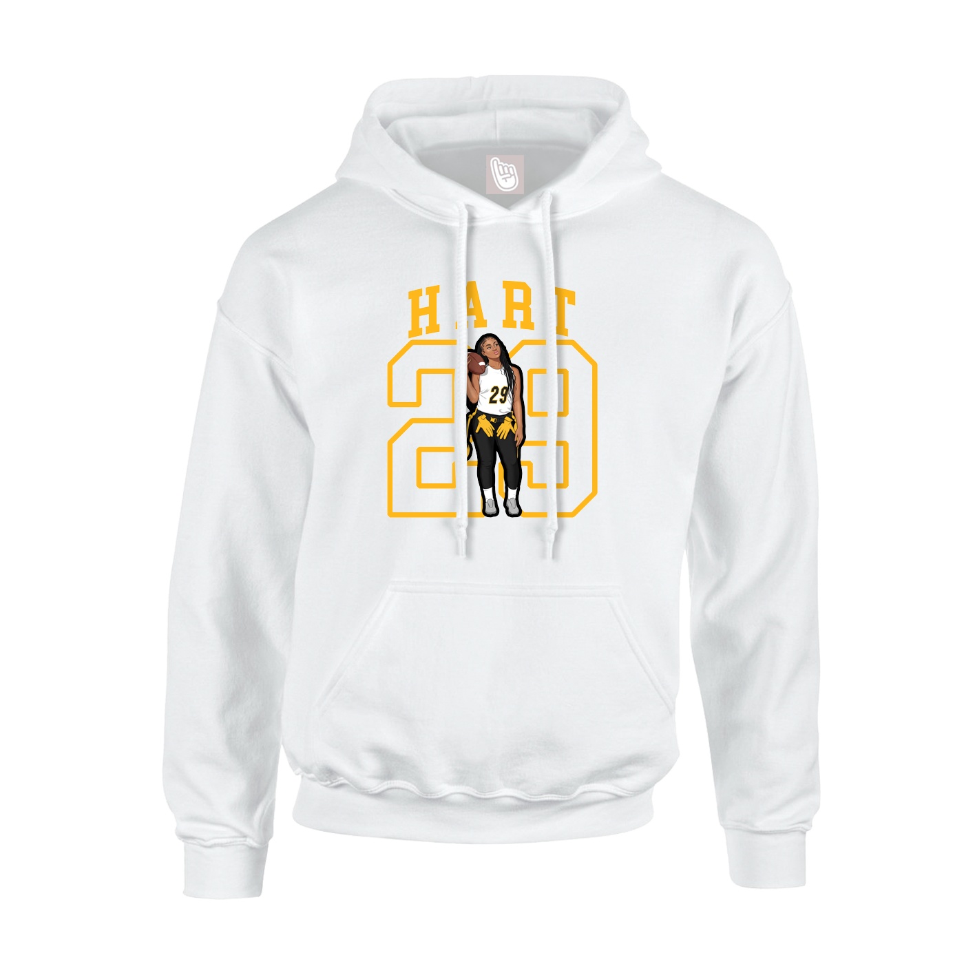 Hoodie — Shirsey in White