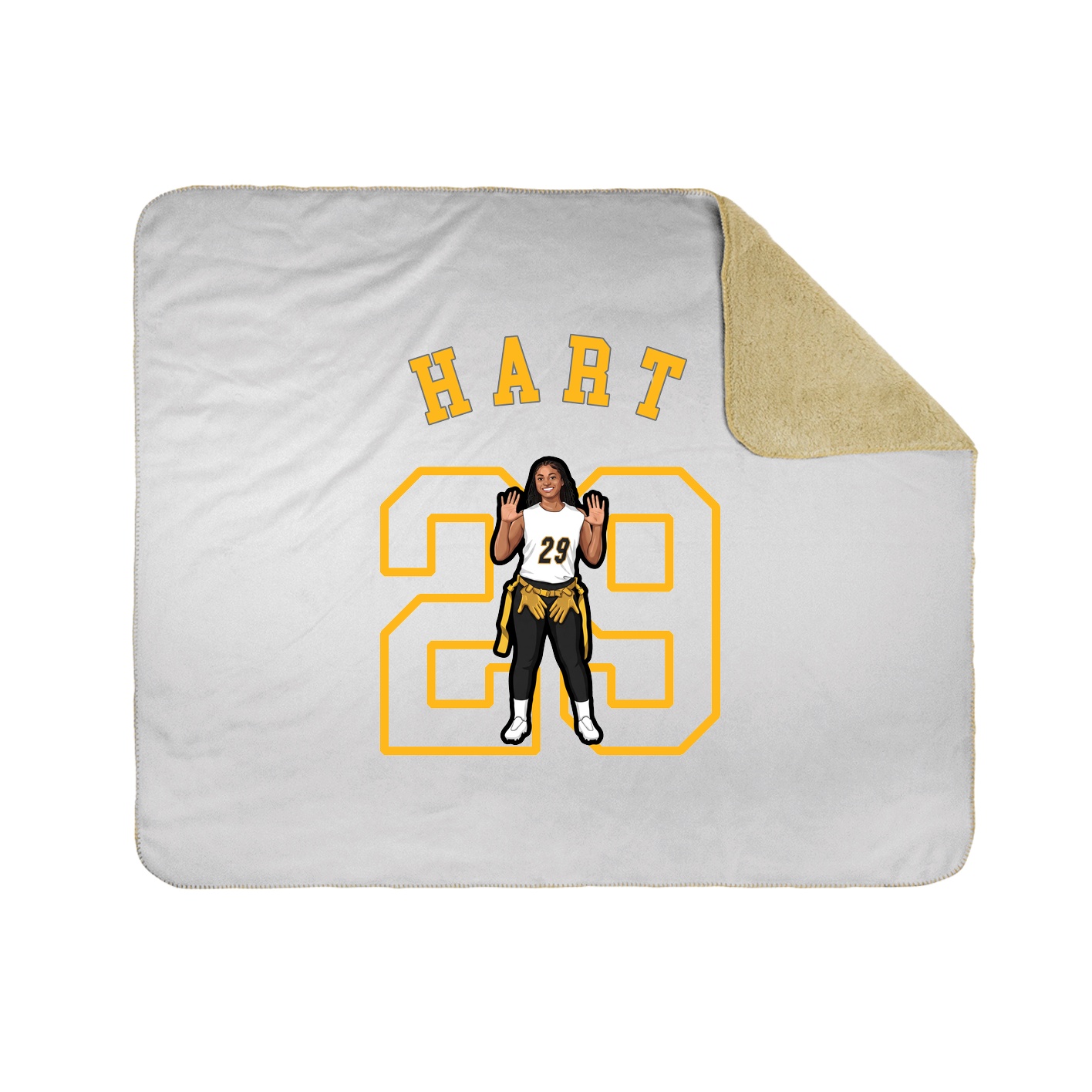 50x60 Sherpa Lined Throw Blanket