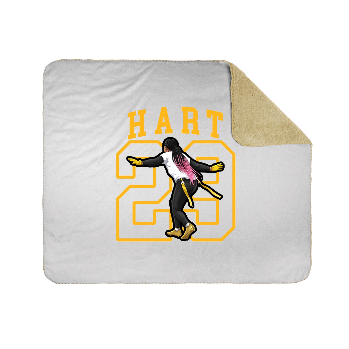 50x60 Sherpa Lined Throw Blanket