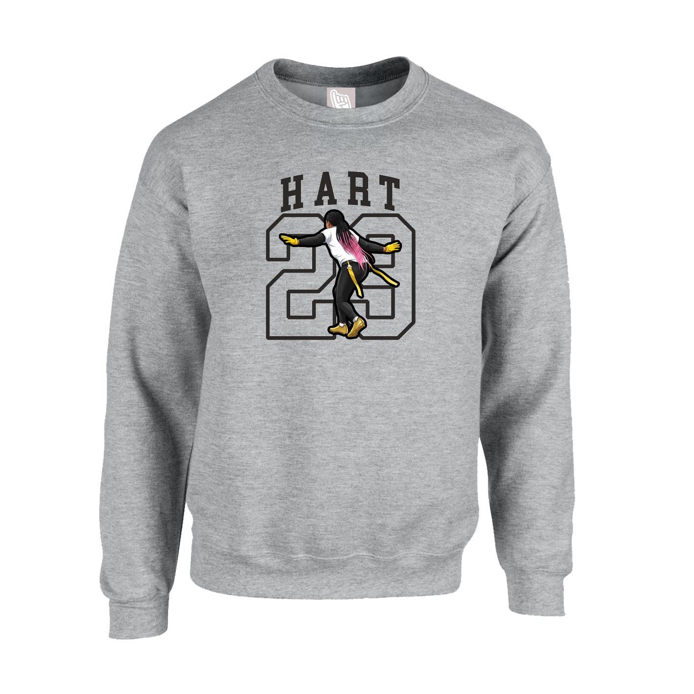 Fleece Crew — Shirsey in Grey