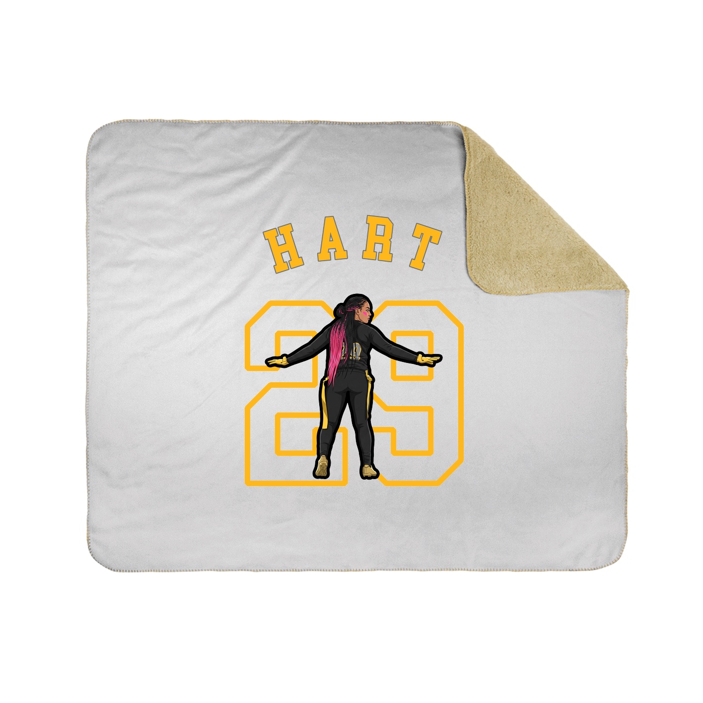 50x60 Sherpa Lined Throw Blanket