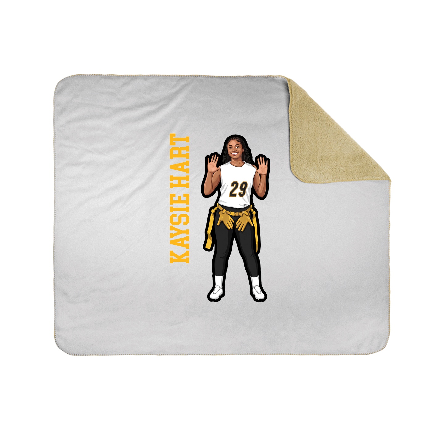 50x60 Sherpa Lined Throw Blanket