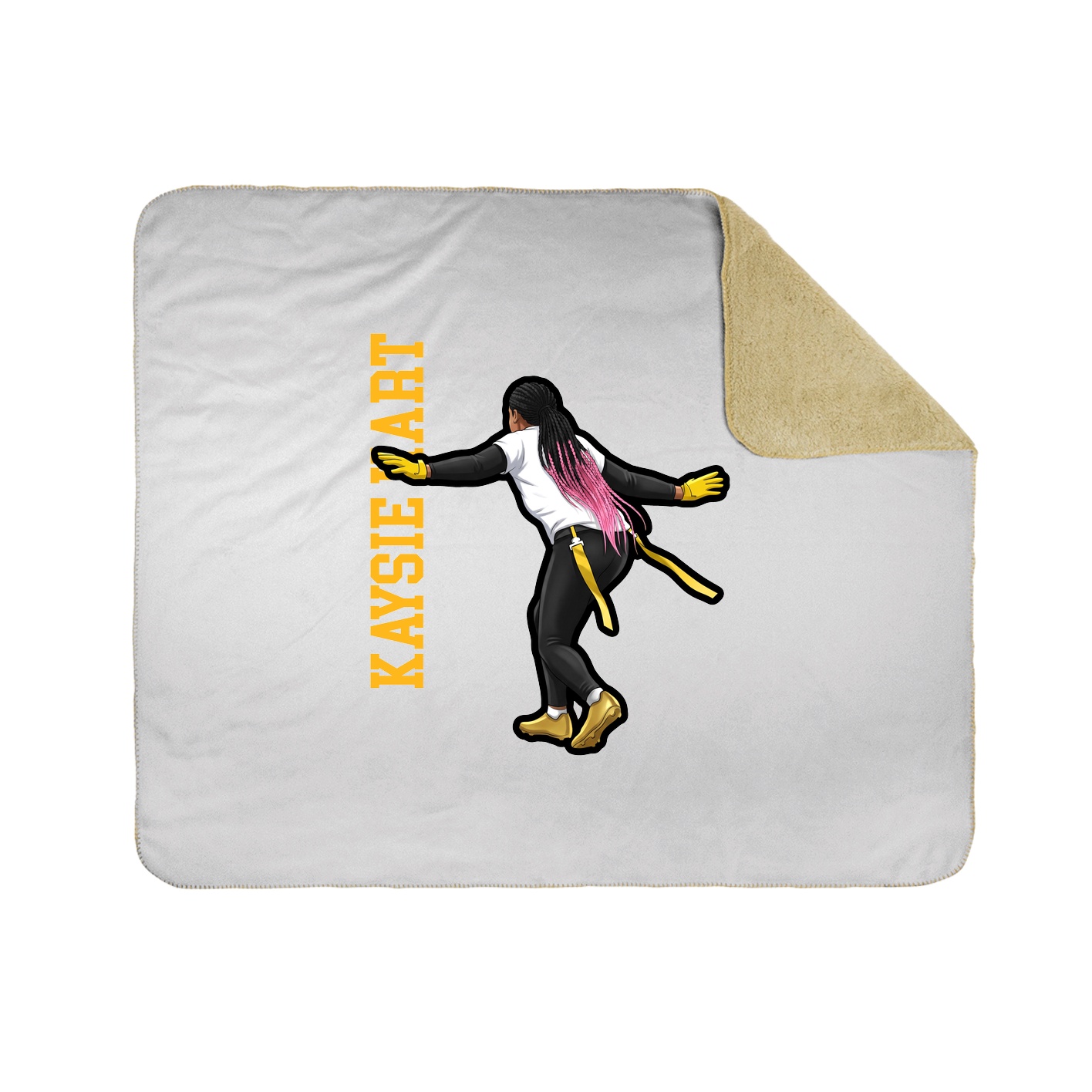 50x60 Sherpa Lined Throw Blanket