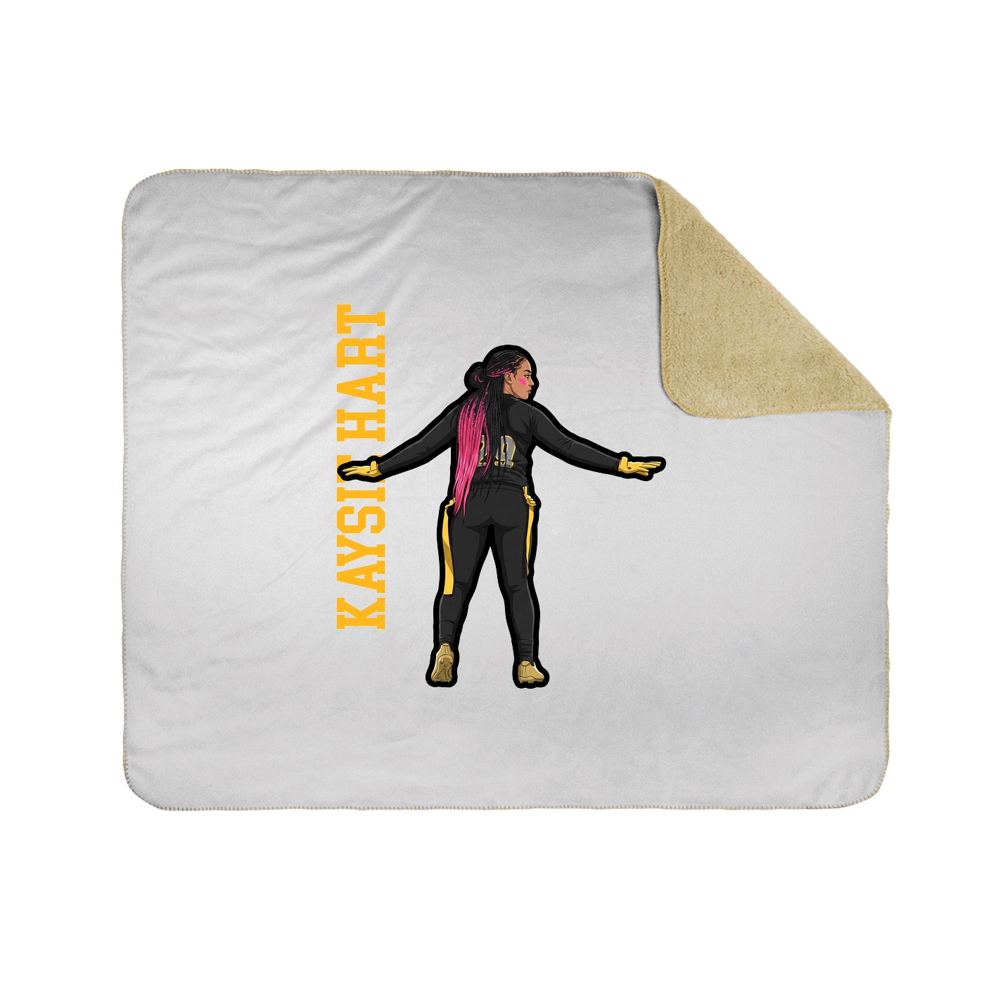 50x60 Sherpa Lined Throw Blanket