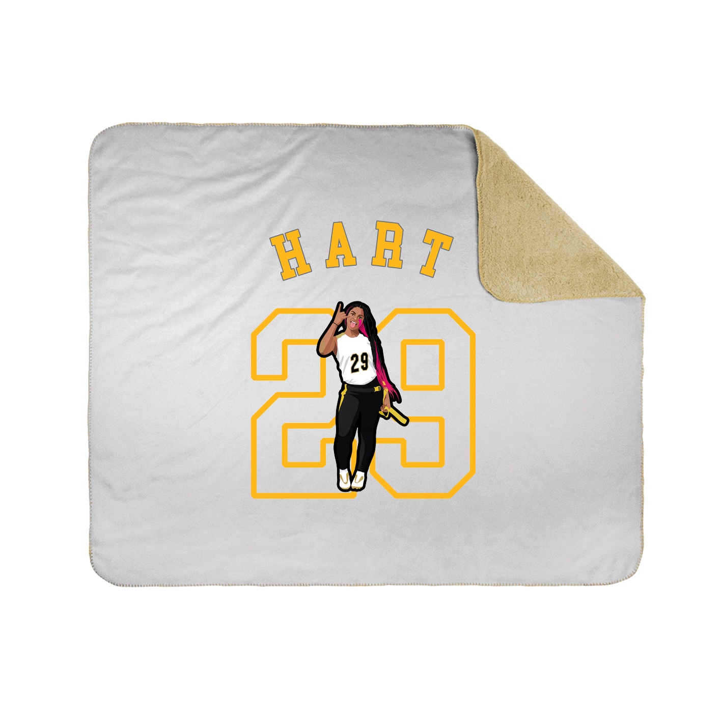 50x60 Sherpa Lined Throw Blanket