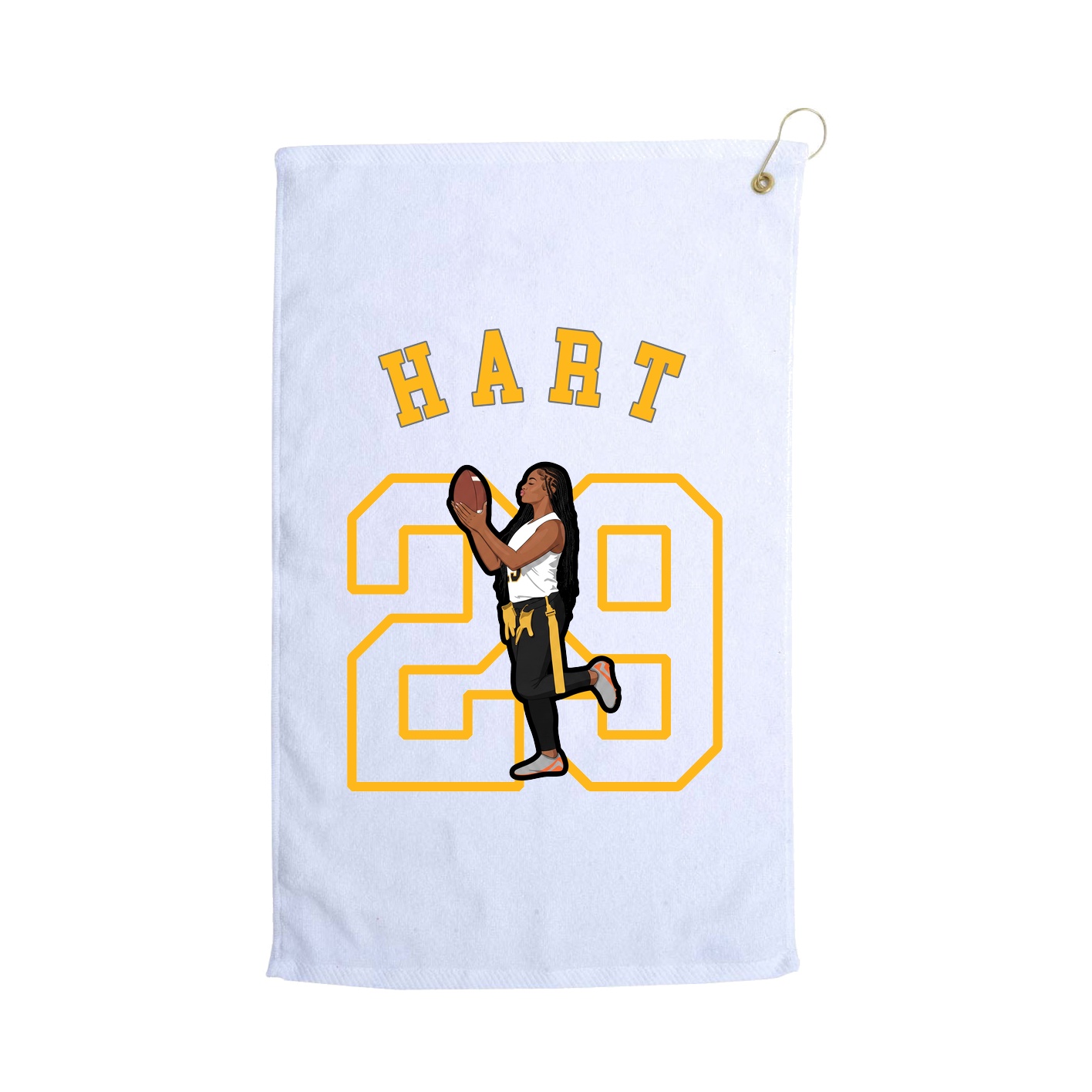 Golf Towel — Shirsey Arch in White