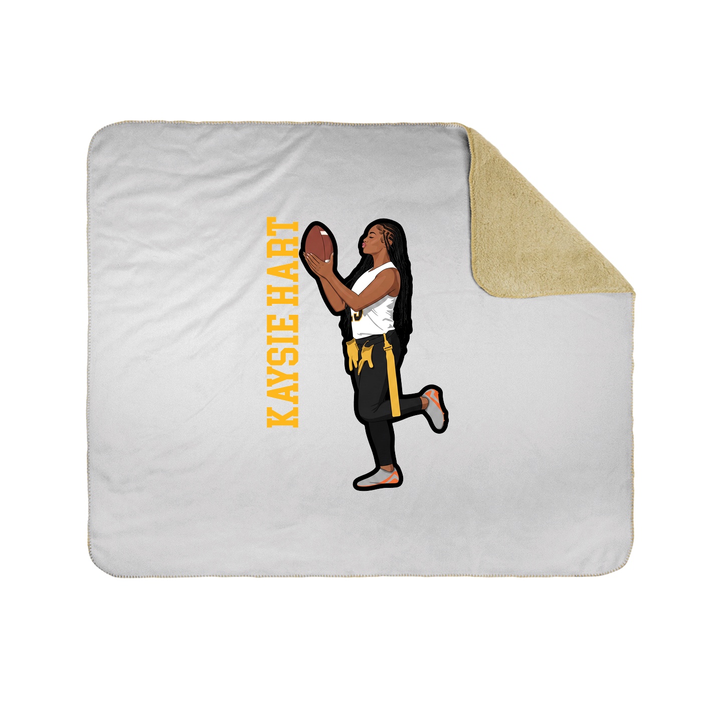 50x60 Sherpa Lined Throw Blanket