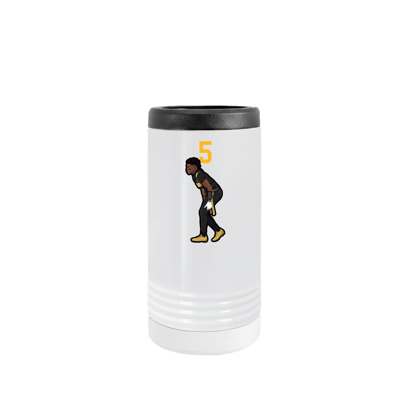 Slim Beverage Holder — Number Top in White
