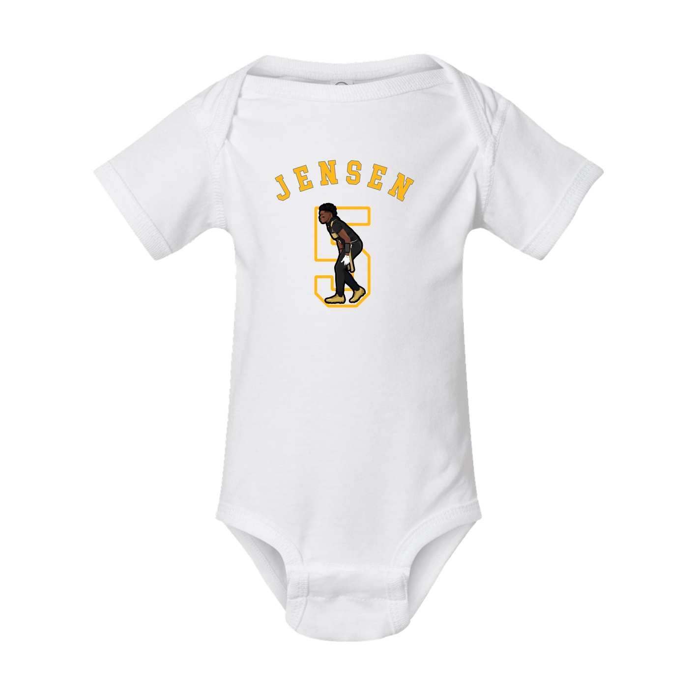 Baby Onesie — Shirsey Arch in White