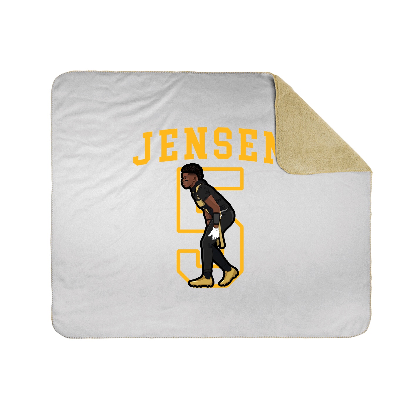 Throw Blanket — Shirsey in White