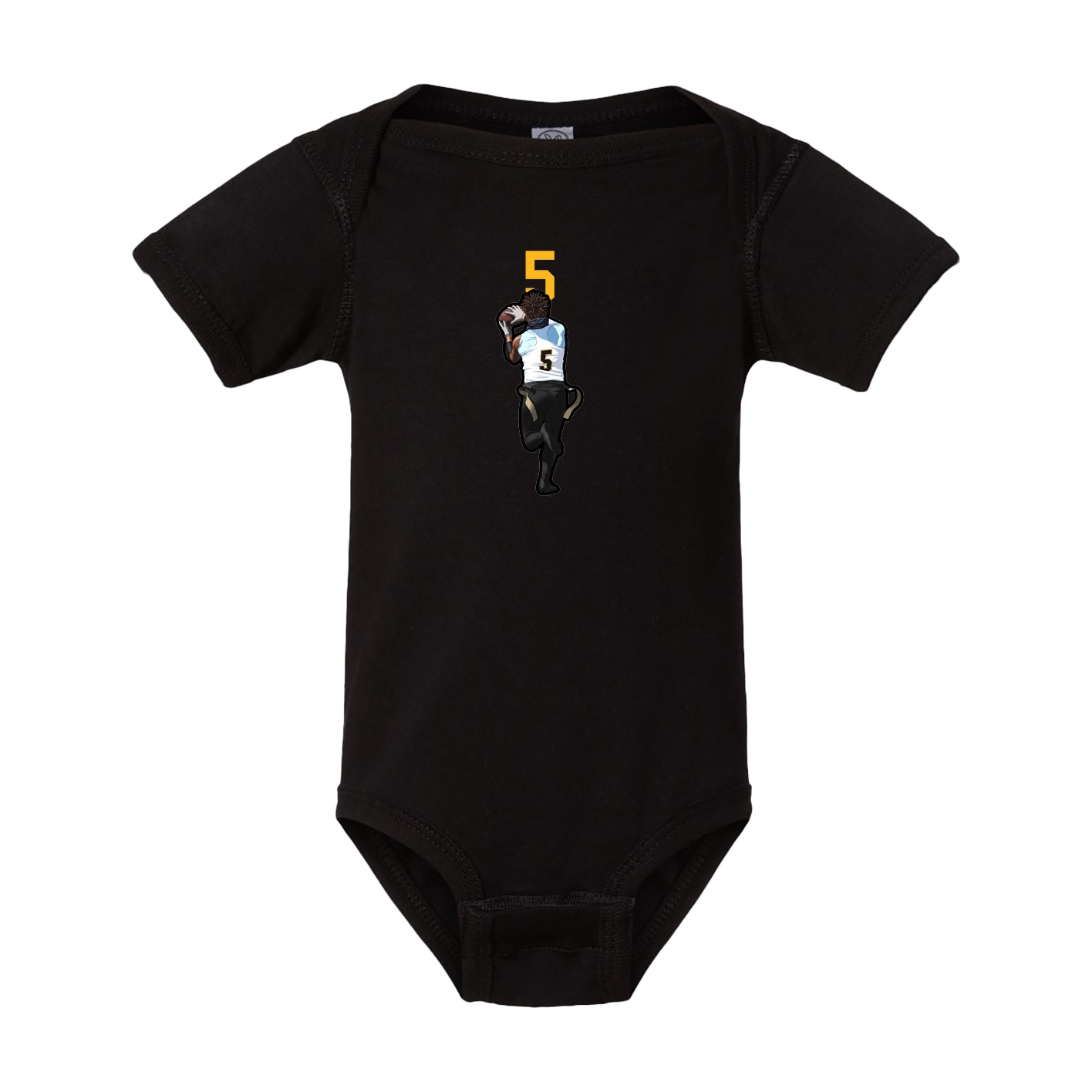 Baby Onesie — Number Top in Black