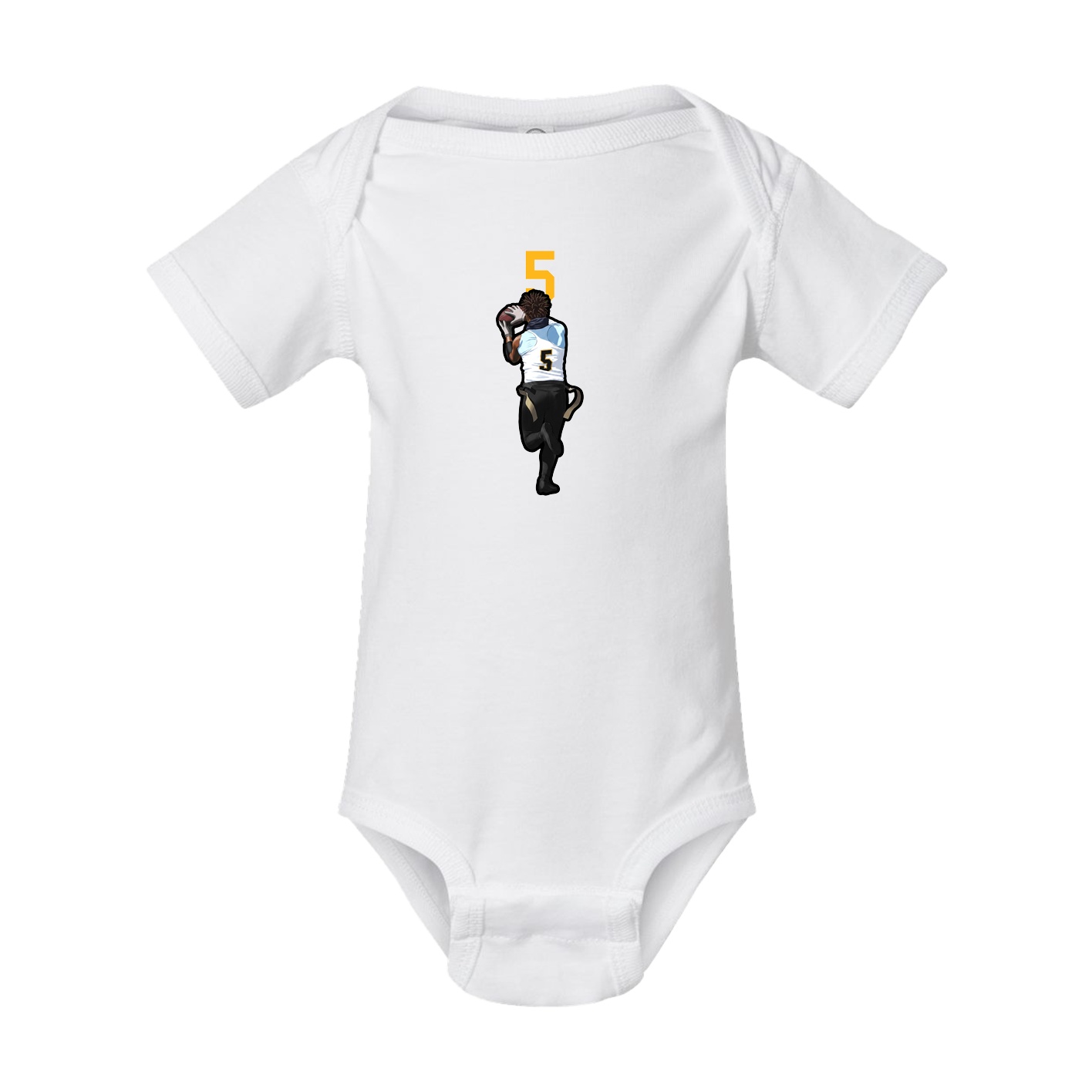 Baby Onesie — Number Top in White