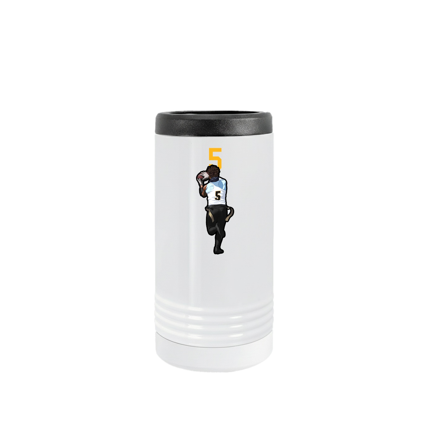 Slim Beverage Holder — Number Top in White