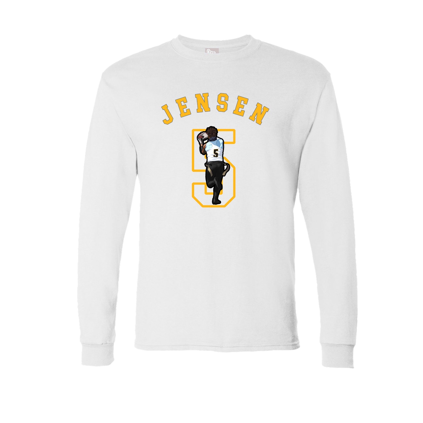 Long Sleeve Tee — Shirsey Arch in White