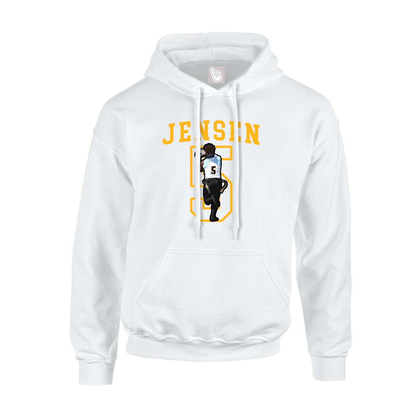 Hoodie — Shirsey in White