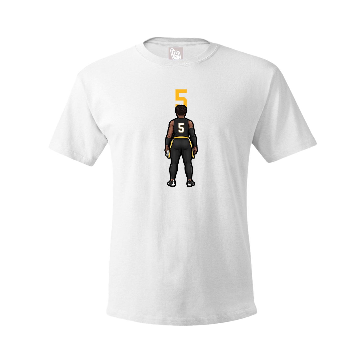 Tee — Number Top in White