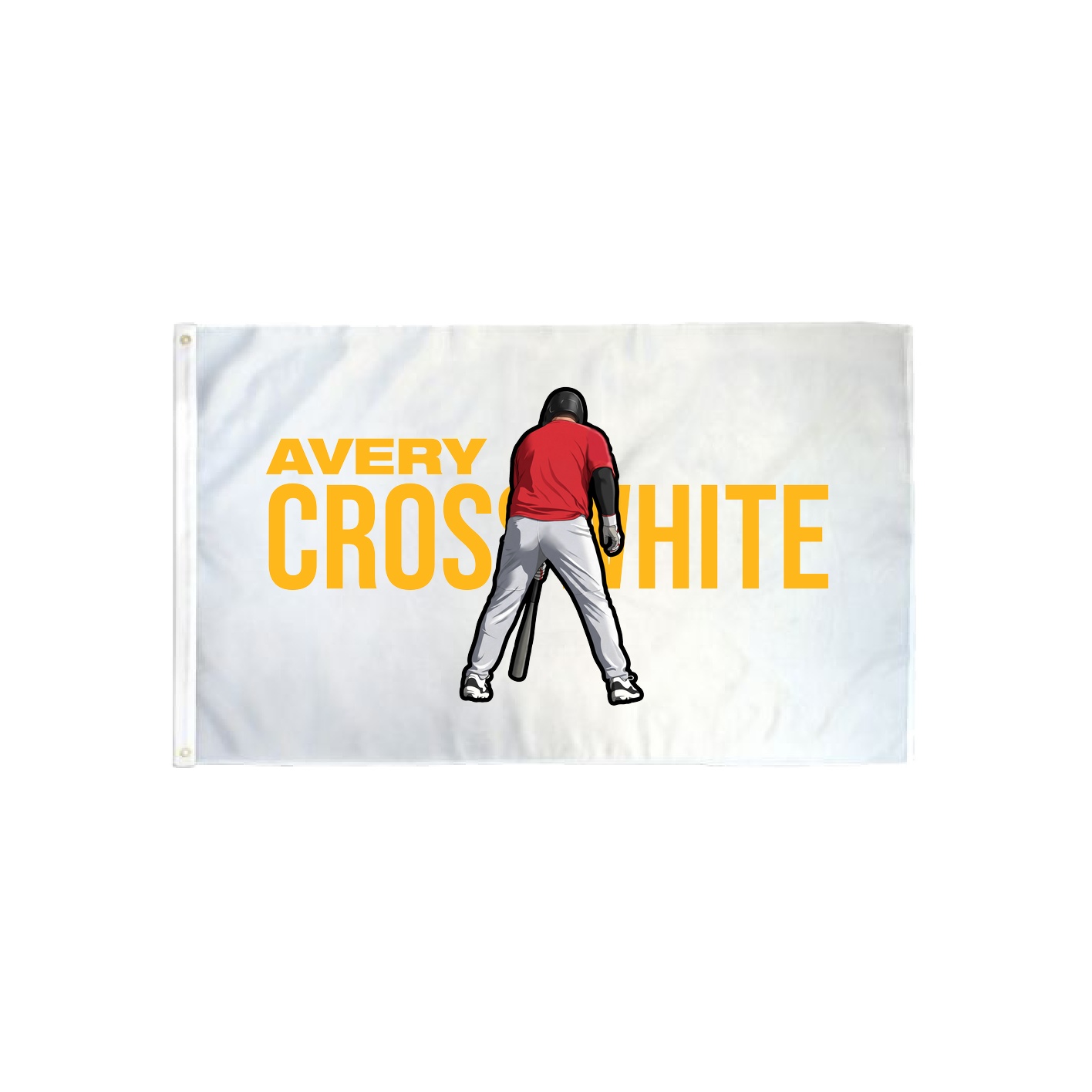 3x5 Flag — Player Name in Classic