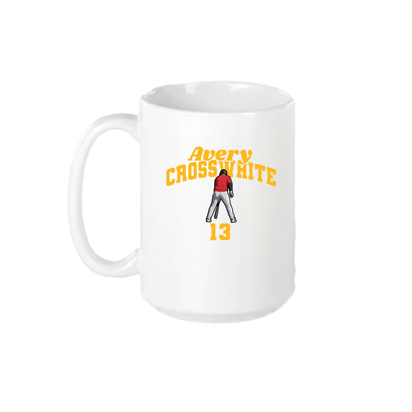 15oz Coffee Mug — Signature Arch in White