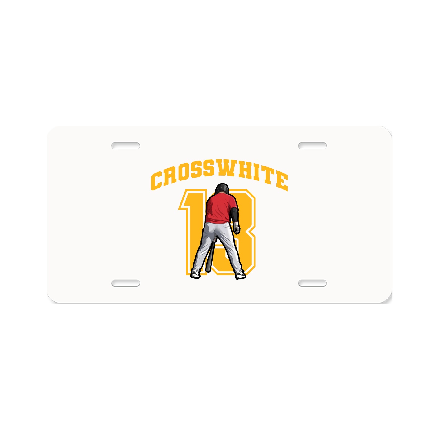 License Plate — Number in Classic
