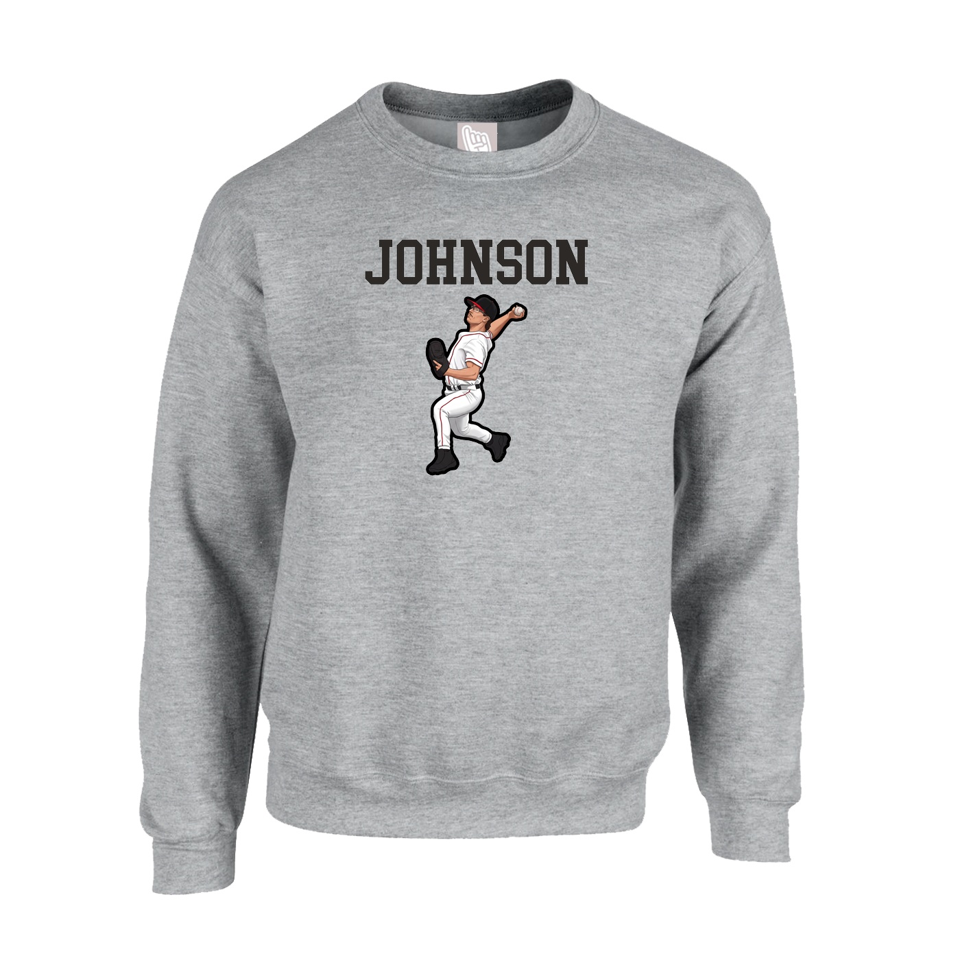 Fleece Crew — Shirsey in Grey