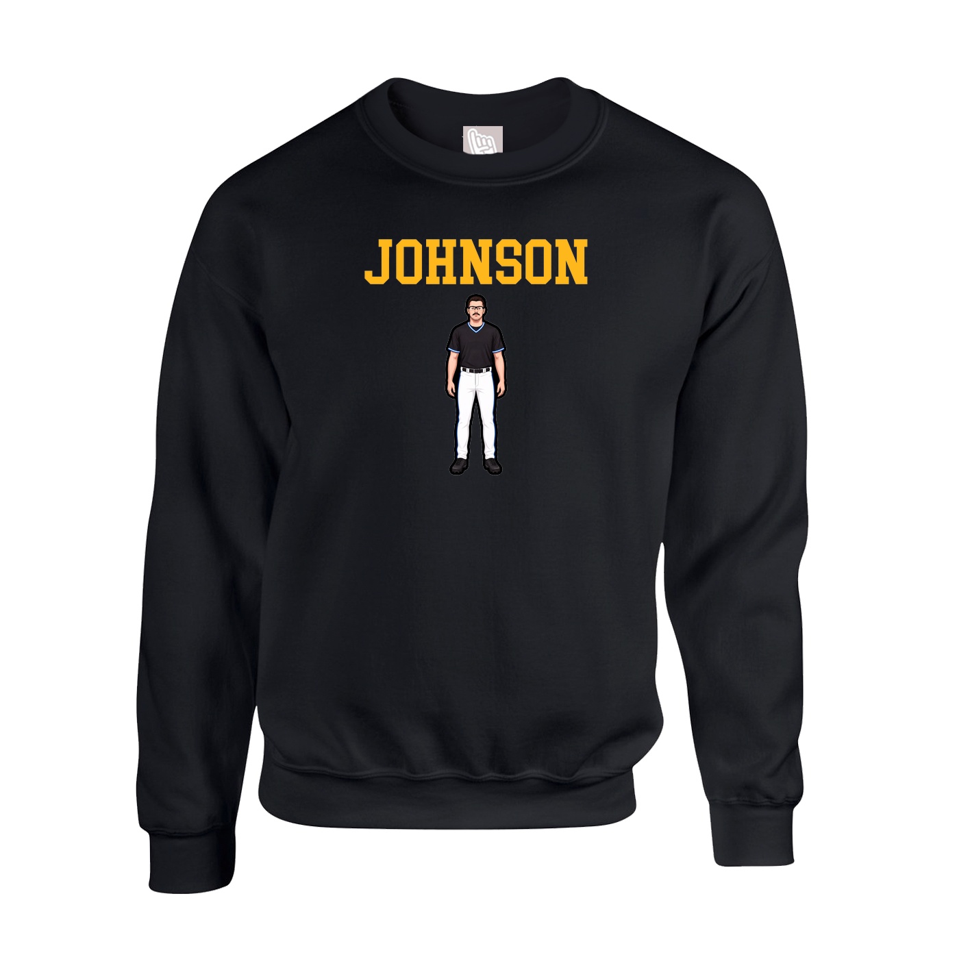Fleece Crew — Shirsey in Black