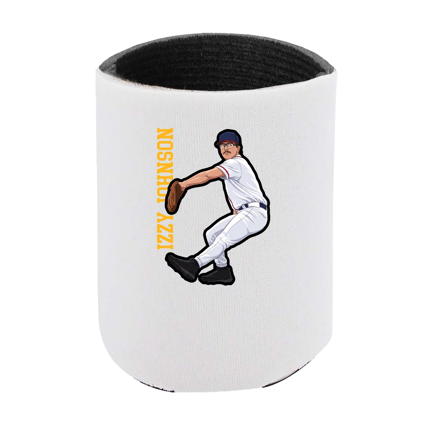 Can Holder — Name Vertical in White