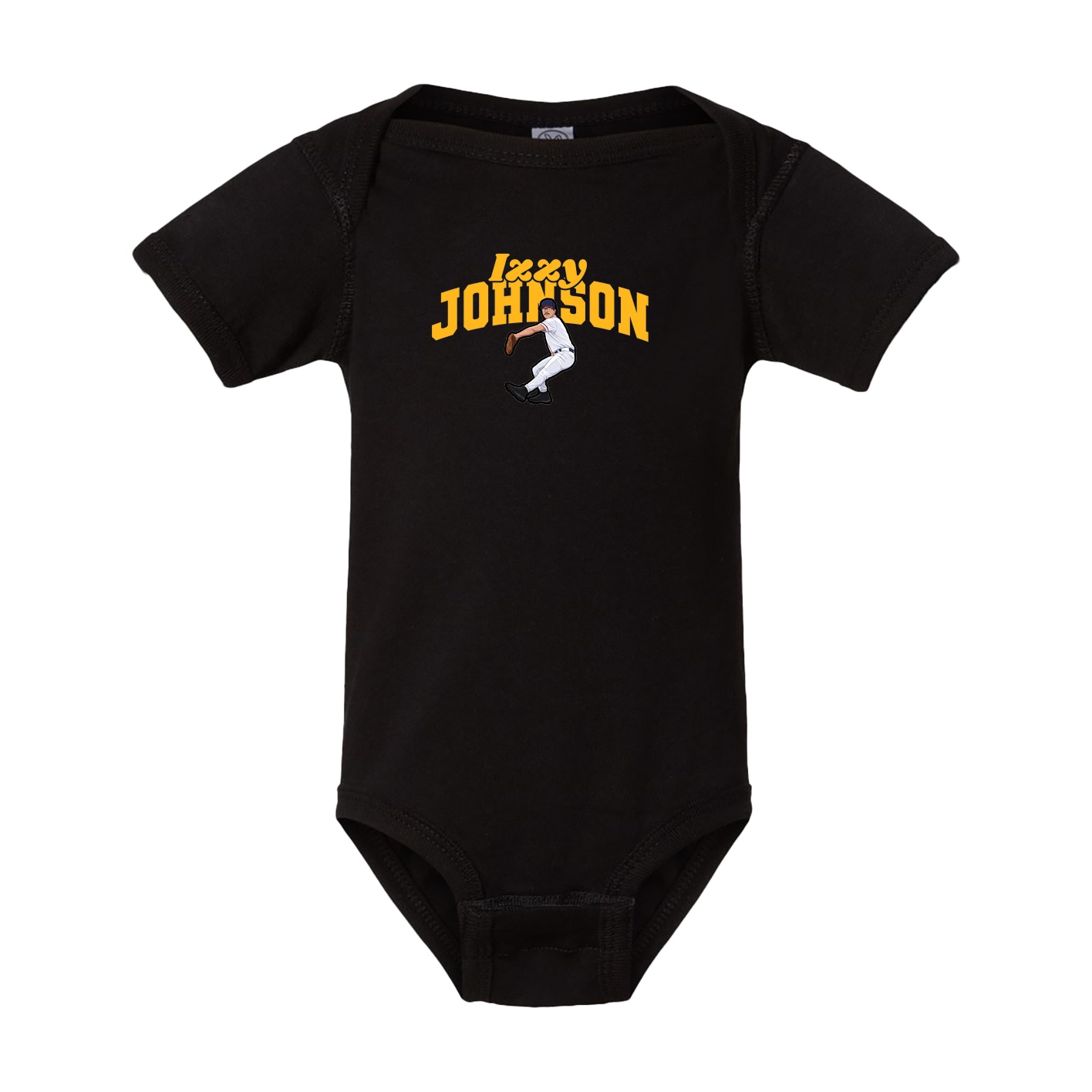 Baby Onesie — Signature Arch in Black