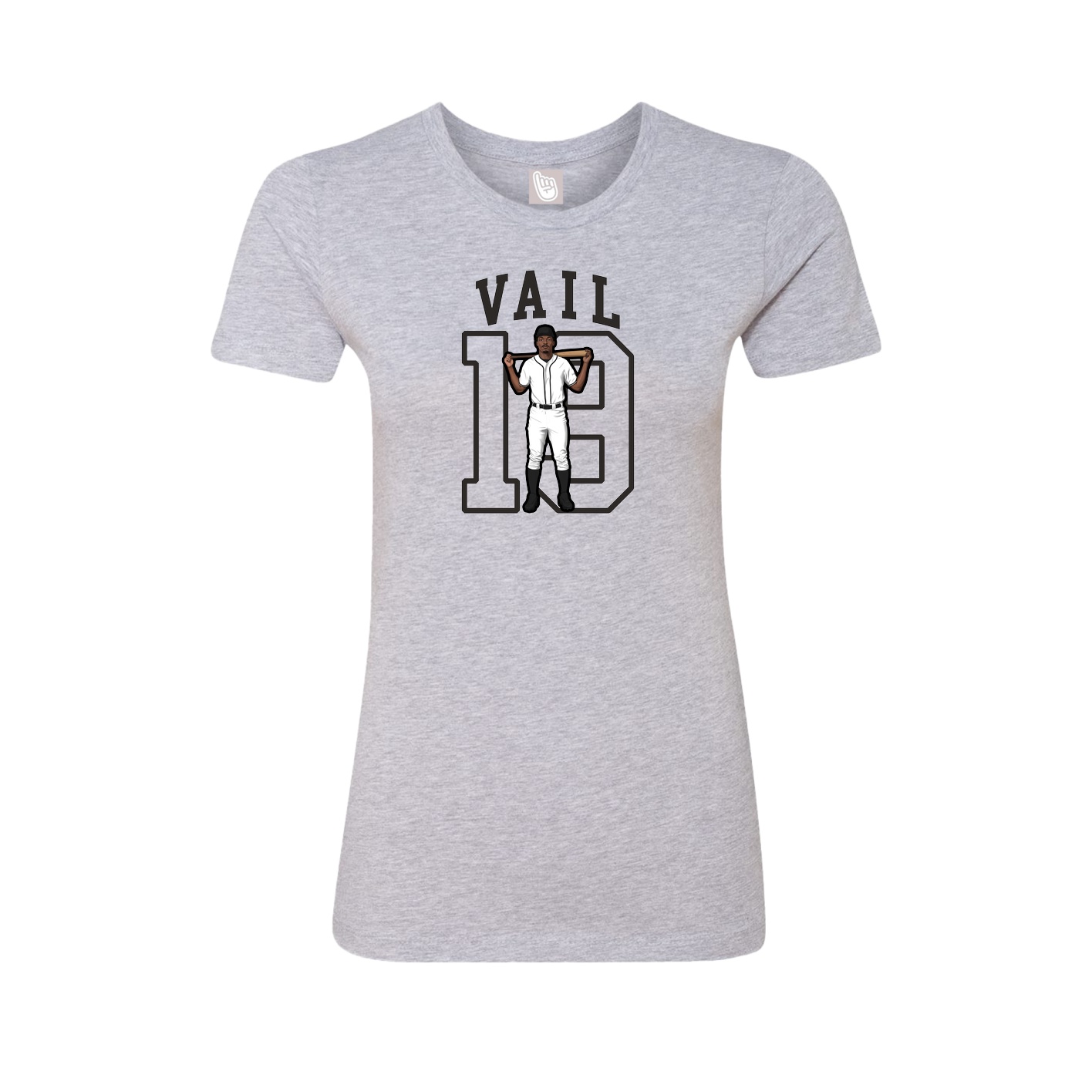 Fitted Women's Tee — Shirsey in Grey